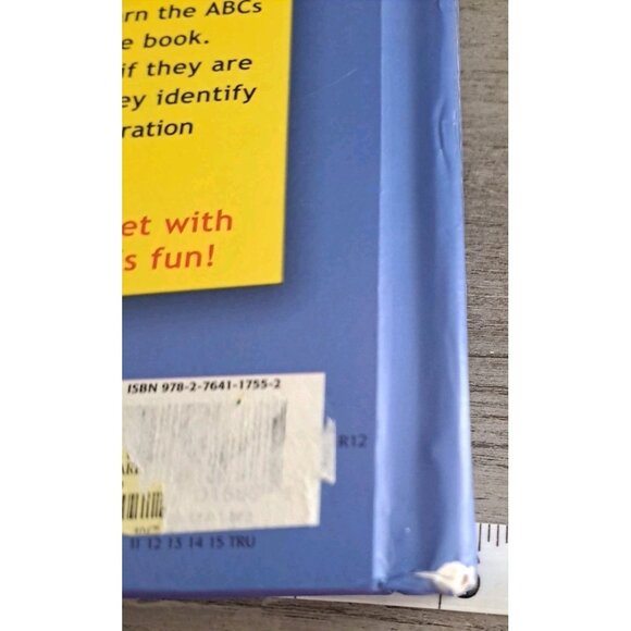 My First ABC Book Alphabet Fun Hard Cover Board Book - Picture 4 of 5